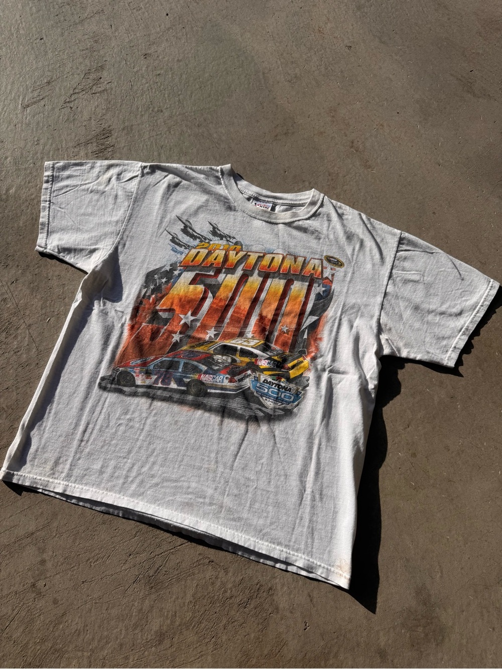 Chase Authentics White Daytona 500 Graphic Tee